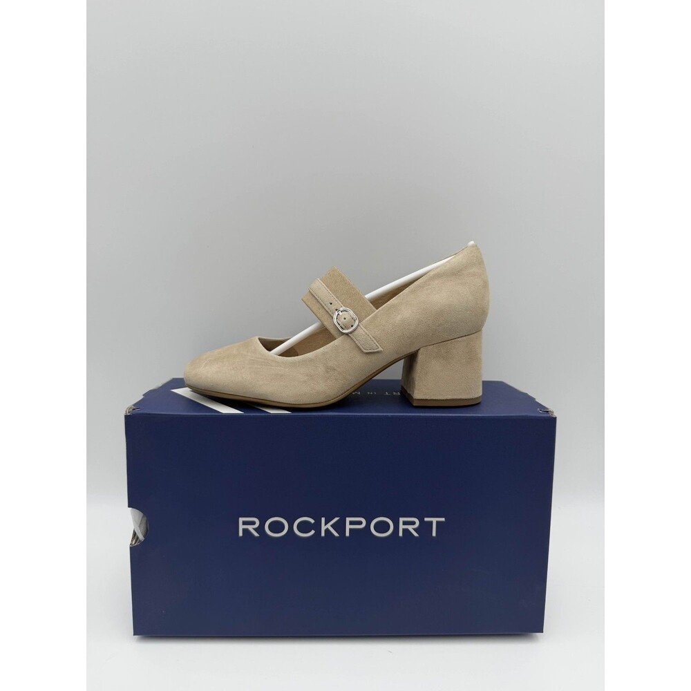 Rockport Xena2 Light Natural Mary Jane Heels Women’s Size 6.5M
